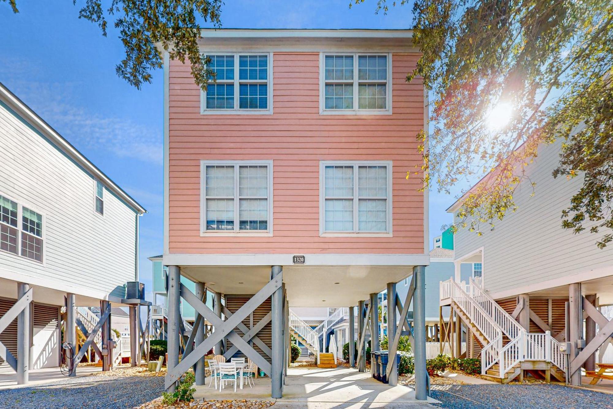 The Coral Stilt Villa Myrtle Beach Bagian luar foto